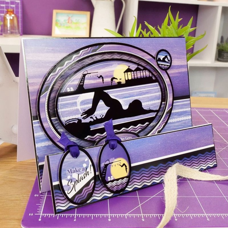 Hunkydory Crafts - Sporting Silhouettes - Make a Splash -