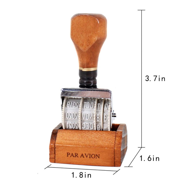 Sun Kea Roller Date Stamp Retro Heavy Duty Seals with