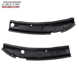 2Pcs Windshield Wiper Cowl Vent Grille Grills Panel Hood Compatible with Ford Mustang GT SVT 1999-2004