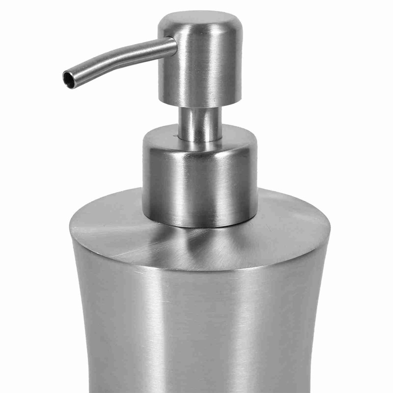 304 Stainless Steel Bathroom Shower Pump Lotion Dispenser Liquid Bottle
