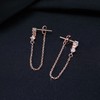 Reffeer 925 Sterling Silver Chain Dangle Earrings for Women Girls