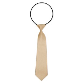Autiga Children's Tie for Boys Elastic Band Tied Stretchy Confirmation Christening, champagne
