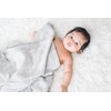 lulujo Baby Cellular Baby Blanket, Grey, 39"X31"