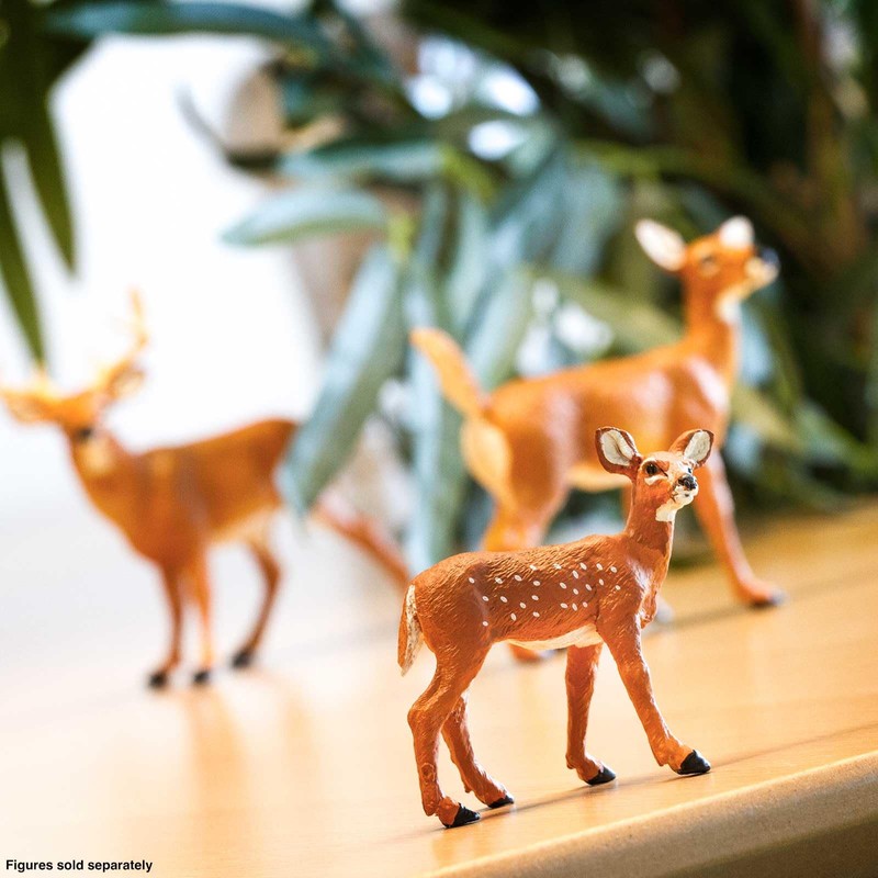 Safari Ltd. Whitetail Doe Figurine - Lifelike 4.3" Model Figure