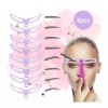 Universo en Linea Kit 8 Plantillas Delineado Ceja Maquillaje Profesional