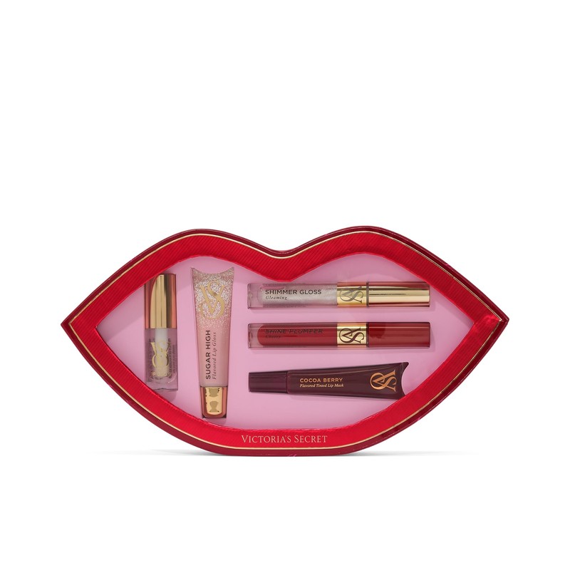 Victoria's Secret 5 Piece Assorted Lip Gloss Gift Set, Flavored