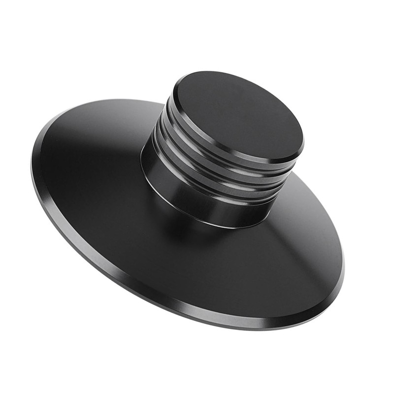 NEW Black Record Weight Clamp LP Vinyl Turntables Metal Disc