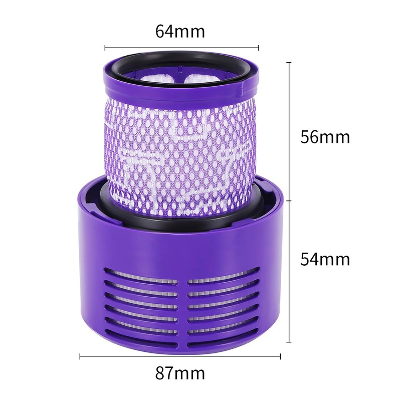 YanBan 3-teiliger Ersatz-Nachfilter, kompatibel mit Dyson V10 Cyclone Series Absolute