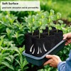 Belit 100 Pcs 13.5" H Nursery Grow Bags, Non-Woven Plants