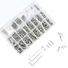 DIGISHUO 1080Pcs M3/M4/M5 304 Stainless Steel Screw Bolts and Nuts