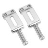 6pcs Chrome Plated Metal Bridge String Tremolo Saddle Part for