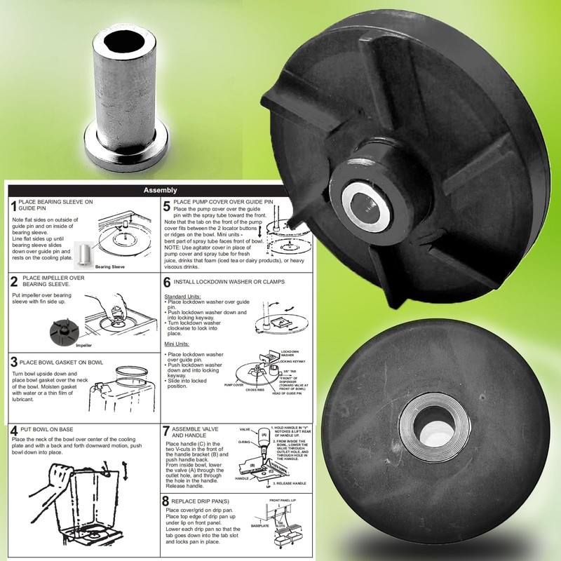 Standard Magnetic Impeller 3587 & 3220 Mcx Standard Bearing Housing,
