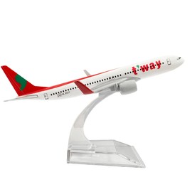 Bswath Model Plane 1:400 Scale Model Plane DWI 747 Model Aircraft Metal Alloy Die-cast Airplanes for Gift and Collection