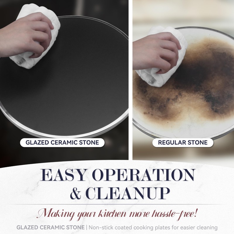 Baker’s Friend Electric Pizza Oven Indoor Countertop, 12 Inch Pizza