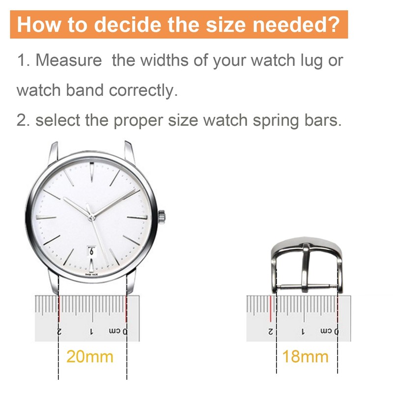 Watch Band Pins Tool Kit, 12mm Heavy Duty Watch Spring