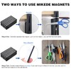MIKEDE Black Rare Earth Neodymium Magnets, 6 Pack Heavy Duty