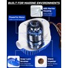 12V Automatic Boat Bilge Pump Kit, 1100GPH DC Marine Pump