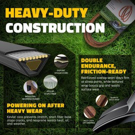 Beltchoice GX21833 Deck Belt, Kevlar Reinforced 48" Deck Lawn Mower Belt for John Deere D140 L120 L130, Replaces OEM GX20571, Compatible with E140 D150 D160, 1/2" x 141"