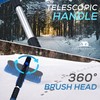 Telescopic Ice Scraper for Car Windscreen with 360 Degree Scratch-Free