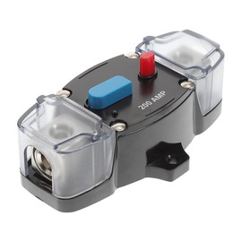 CGEAMDY Circuit Breaker Car Fuse Holder Automatic Switch, Car Audio Circuit Breaker, Waterproof Automatic Fuse Switch Reset (200A)