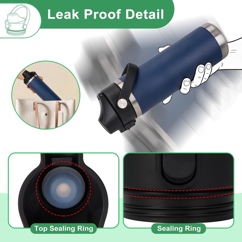 Auto Spout Lid for Yeti Rambler, Chug Cap for Yeti