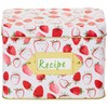 C.R. Gibson Strawberry Fields Box Set with Dividers Recipe Cards