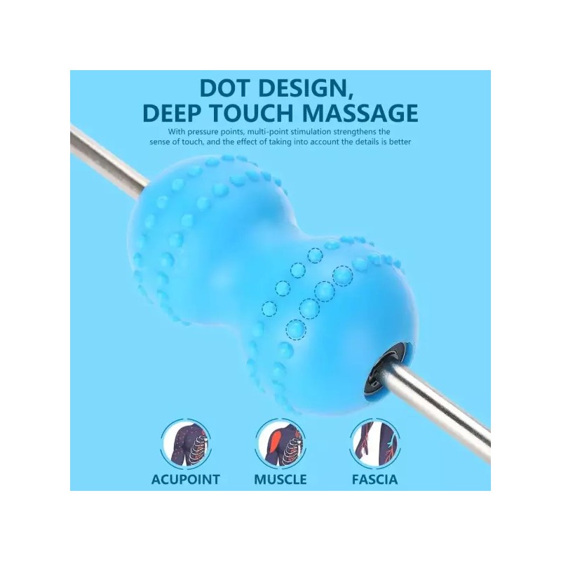 OUTASIGHT 마사지 스틱 롤러 다기능 바디 머슬 마사지기 딥 릴