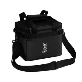 DOD CL1-918-BK Soft Kurara (4) 4L 6 Can Sizes, Extra Thick Insulation, Soft Cooler Bag, Compact, Lightweight, Easy to Use, Black