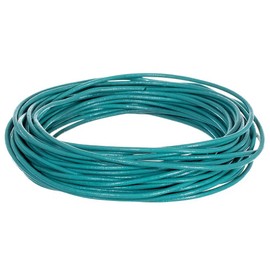 Craft County 2MM Round Leather Cord - 5, 10, 25 or 50 Yards or 328 Feet