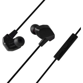 final VR3000 for Gaming Matte Black, Wired Gaming Earphones, Binaural 3D Surround Microphone Included (Gaming/VR/Binaural/ASMR/360 Audio Recommended)