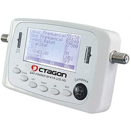 Octagon SF 418 LCD HD Satfinder mit Kompass und Ton Englisch
