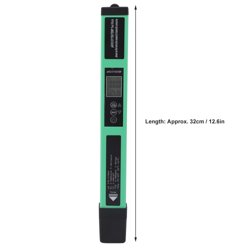5 in 1 Digital PH Meter Bluetooth PH EC TDS