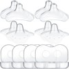 Nuanchu 8 Pcs Nipple Shields for Nursing Newborn Breastfeeding 20