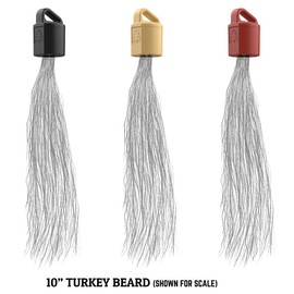 Wicked North Turkey Beard Hanger The Shotty DIY Taxidermy (Red, Black, Brass), Multi Pack
