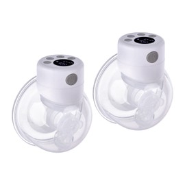 JOYID Paquete de 2 extractores de Leche eléctricos portátiles silenciosos, Invisibles, Manos Libres, 2 Modos, 9 Niveles Ajustables con Pantalla LCD,  