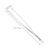 Zerodeko Stainless Steel Kitchen Tweezers with Hook Ergonomic Reusable Food