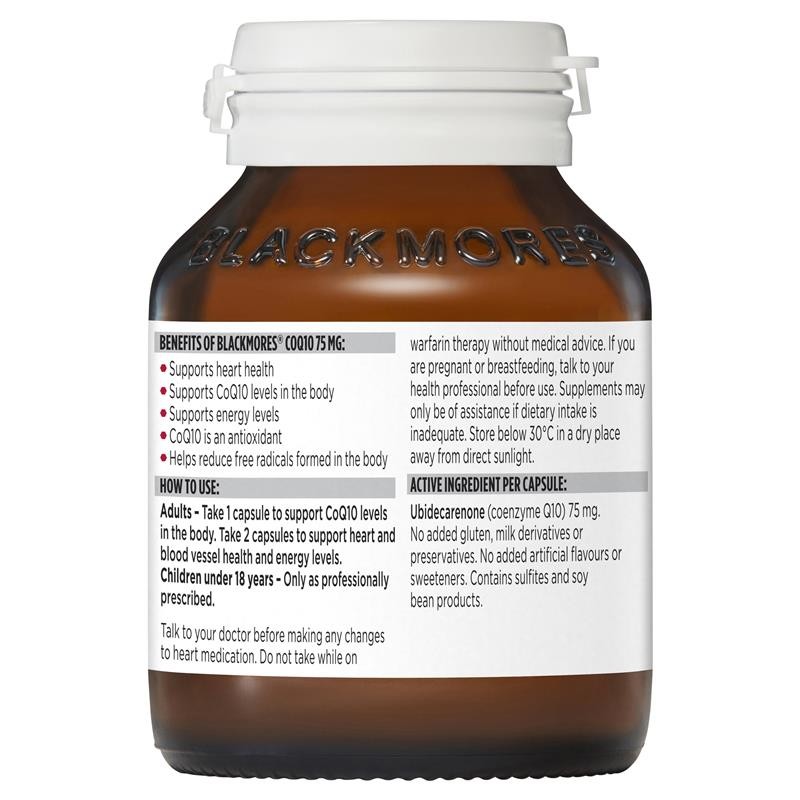 Blackmores COQ10 75mg 90 Capsules