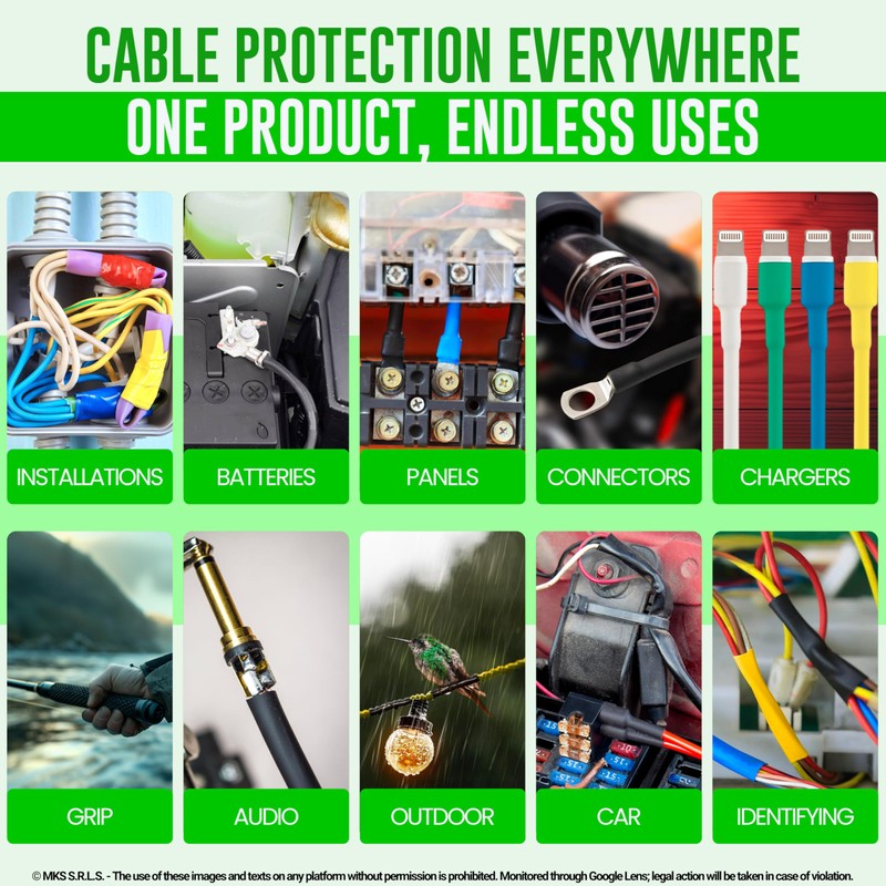 MarketConnect® Heat Shrink Tube Diameter 9.5 mm Length 15 m