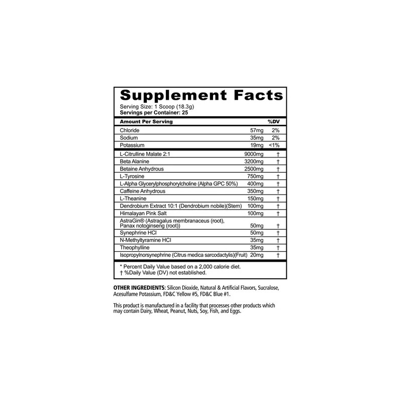 Panda Supplements Pandamic Extreme Pre Workout 25 Servicios Sabor Unicorn