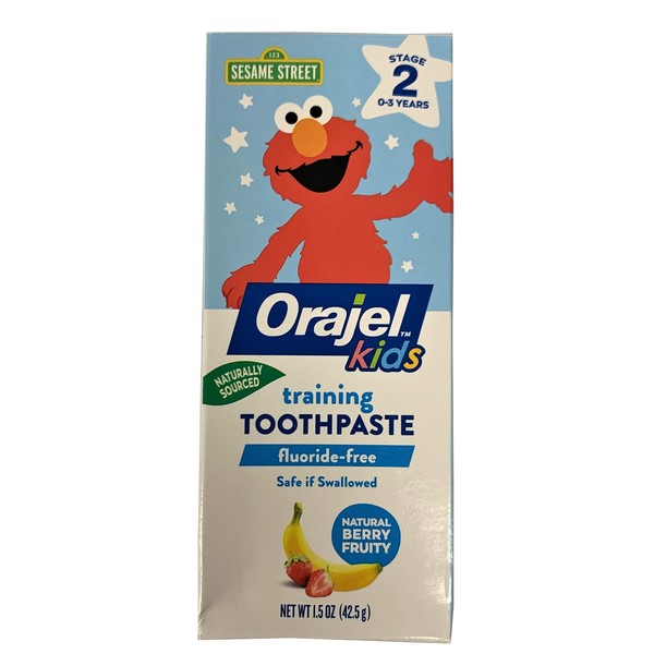 Orajel Toddler Training Toothpaste Fruit Splash 1.50 oz (Pack of 2)