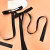 Big Bow Hair Ribbons Black Hair Bow Clips Two Layer