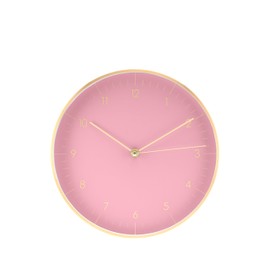 LUUK LIFESTYLE High-Quality, Plain Nordic Minimalist Design Quartz Wall Clock with Second Hand, Kitchen Clock, Living Room Clock, Office Wall Clock, Hallway Clock