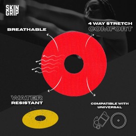 Skin Grip 20 Count Multi Color Waterproof Adhesive Tapes for Glucose Monitor Patches