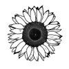 Sunflower Temporary Tattoo Large Size Pack Of 4