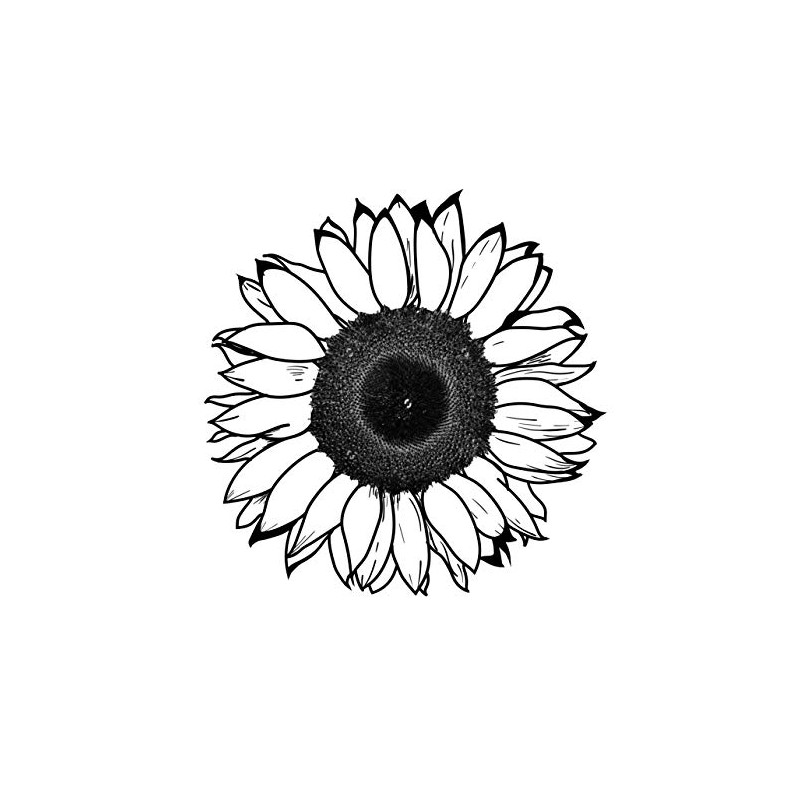Sunflower Temporary Tattoo Large Size Pack Of 4