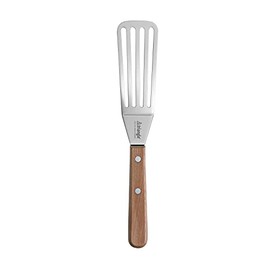 triangle 32 532 12 00 Palette Classic Wood Cherry Wood Angled Slotted 12 cm Made in Solingen / Germany Professional Quality Spatula with Wooden Handle