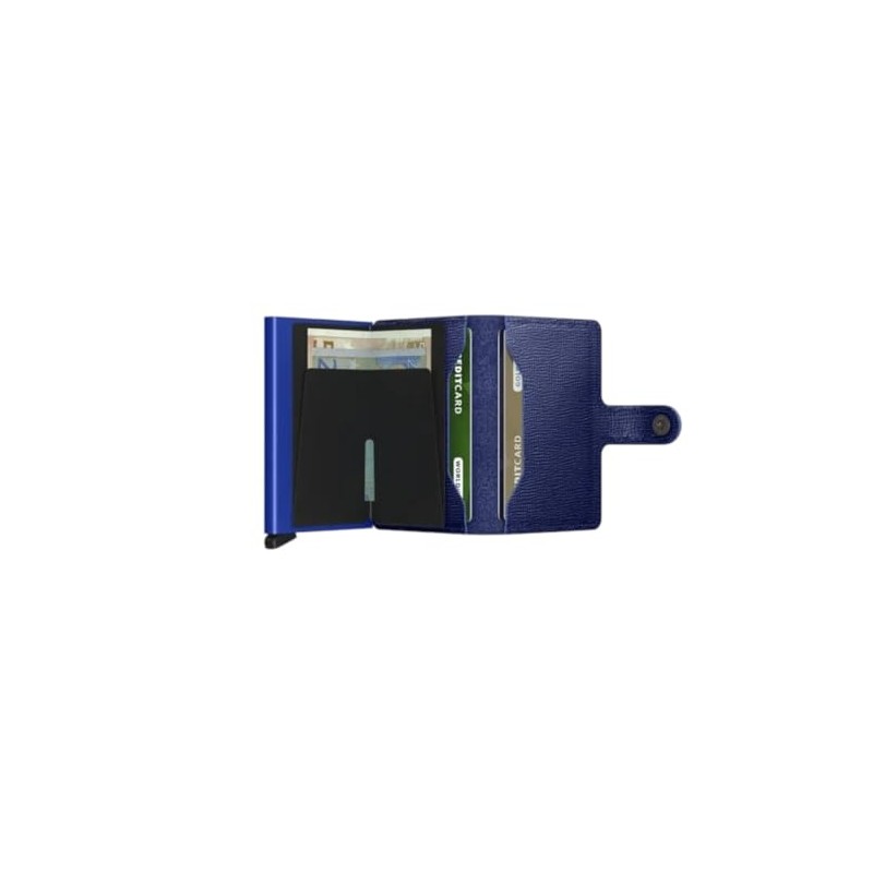 Secrid Miniwallet Crisple Cobalt Unisex Adult Travel Accessory Wallet, Talla