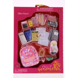 Our Generation Off to School Accessory Set for 18" Dolls