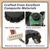 Mhrxusd Robot Vacuum Cleaner Wheels Kit Replacement for Roborock S8/S8