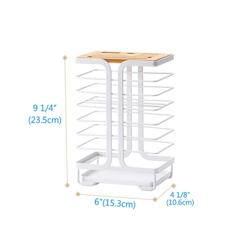 Poeland Knife Block Kitchen Knife Holder Storage Organizer